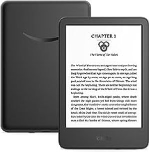 Kindle – The lightest and most compact Kindle, now with a 6” 300 ppi high-resolution display, and 2x the storage – Black
