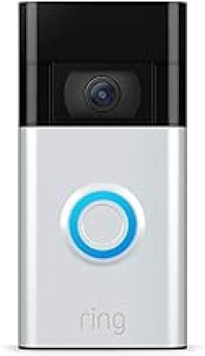 Ring Video Doorbell – 1080p HD video, improved motion detection, easy installation – Satin Nickel