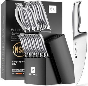 Kitchen Knife Set with Block