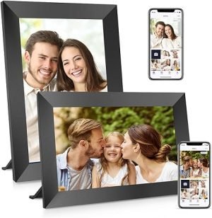 WONNIE 2 Pack 10.1 Inch WiFi Digital Picture Frame with 32GB Memory