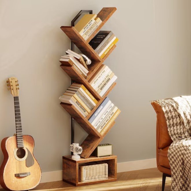 6-Tier Tree Bookshelf for Corner At Walmart !!