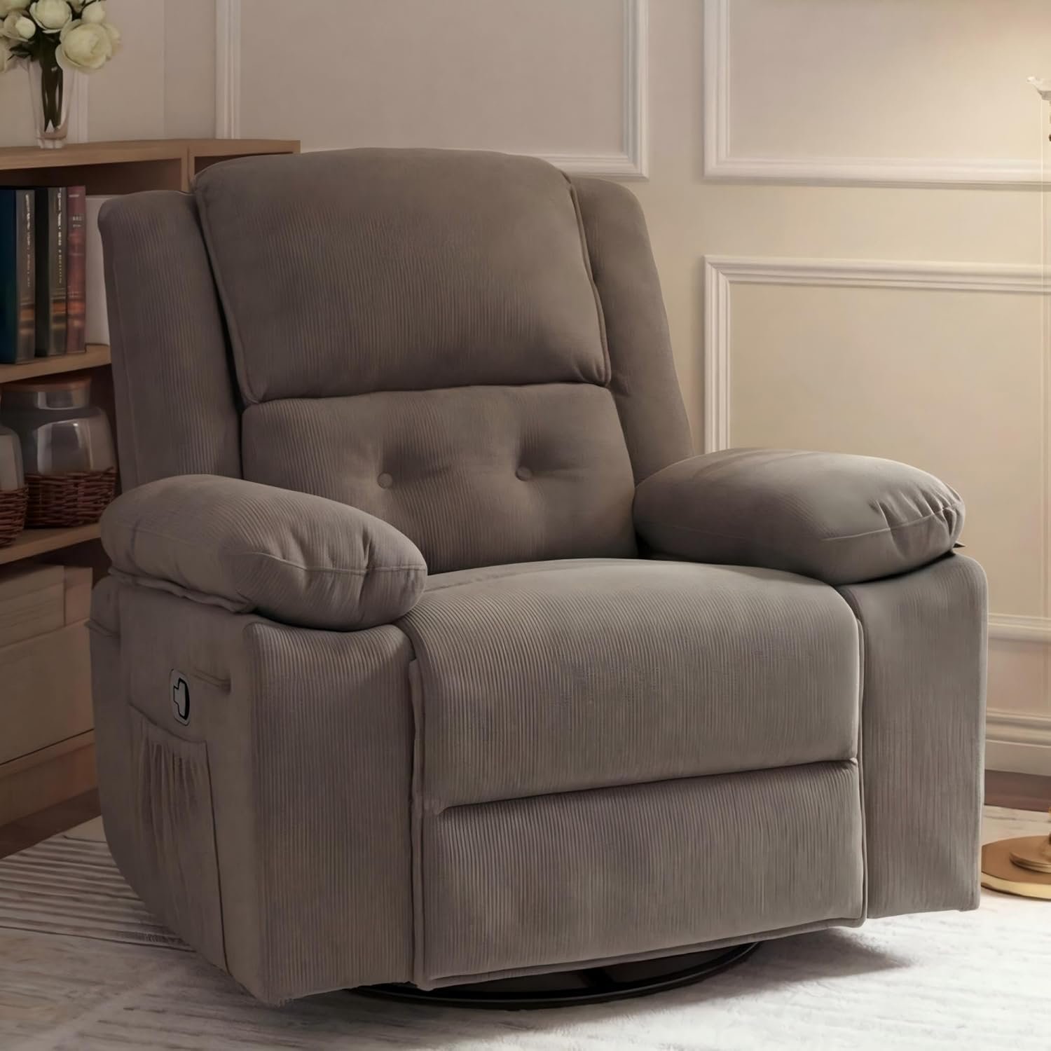 360° Swivel Rocker Recliner Chair