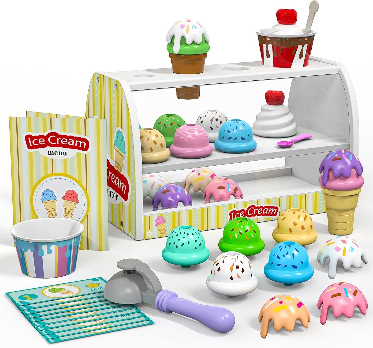 Ice Cream Counter Play Set