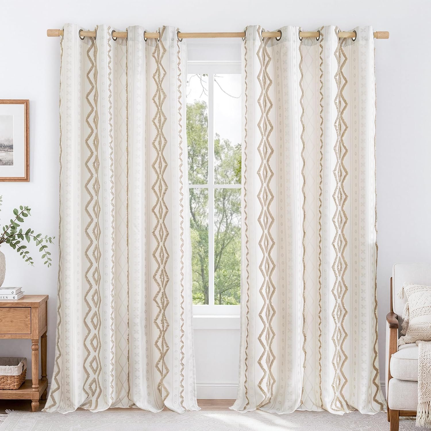 Linen Curtains for Living Room