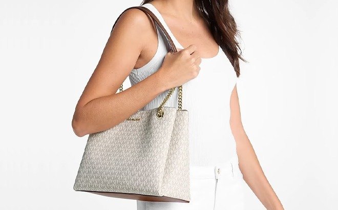 Michael Kors Soho Medium Signature Logo Tote Bag