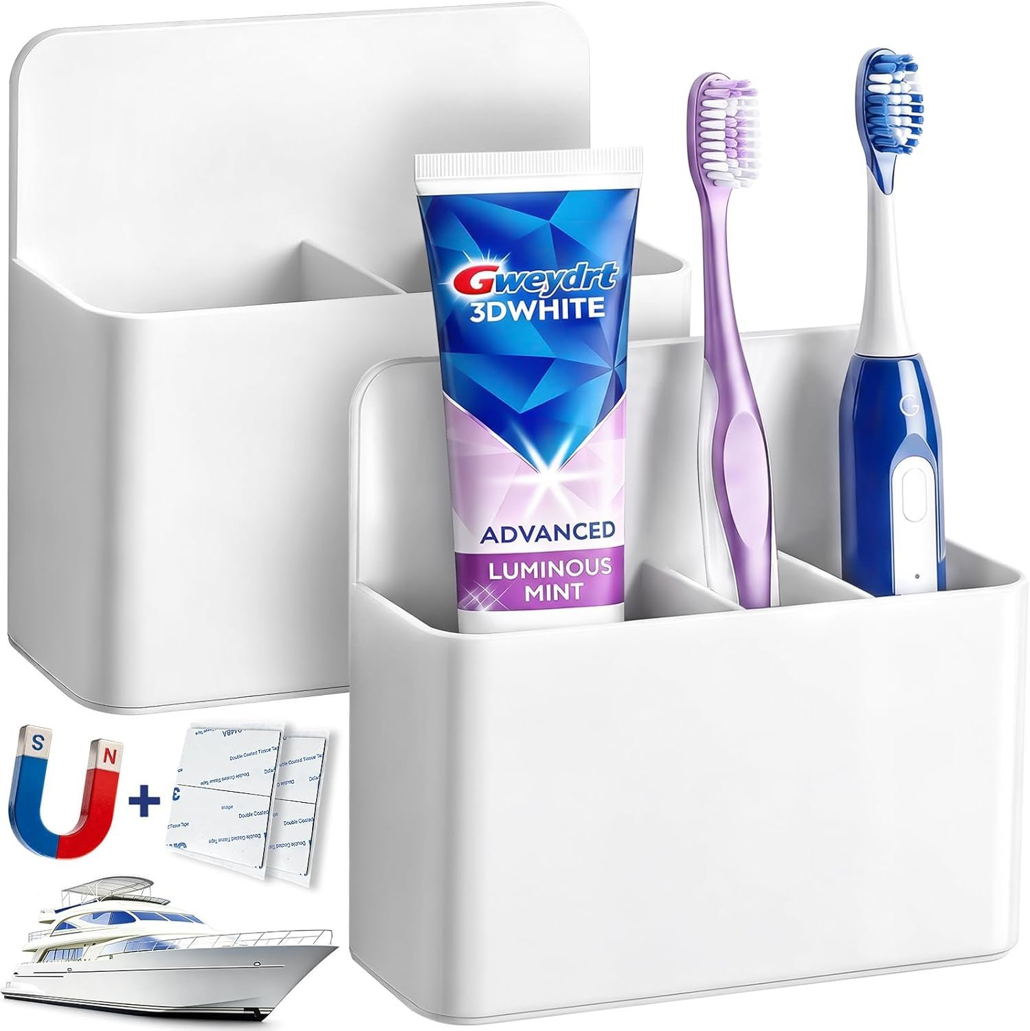 Magnetic Toothbrush Holders