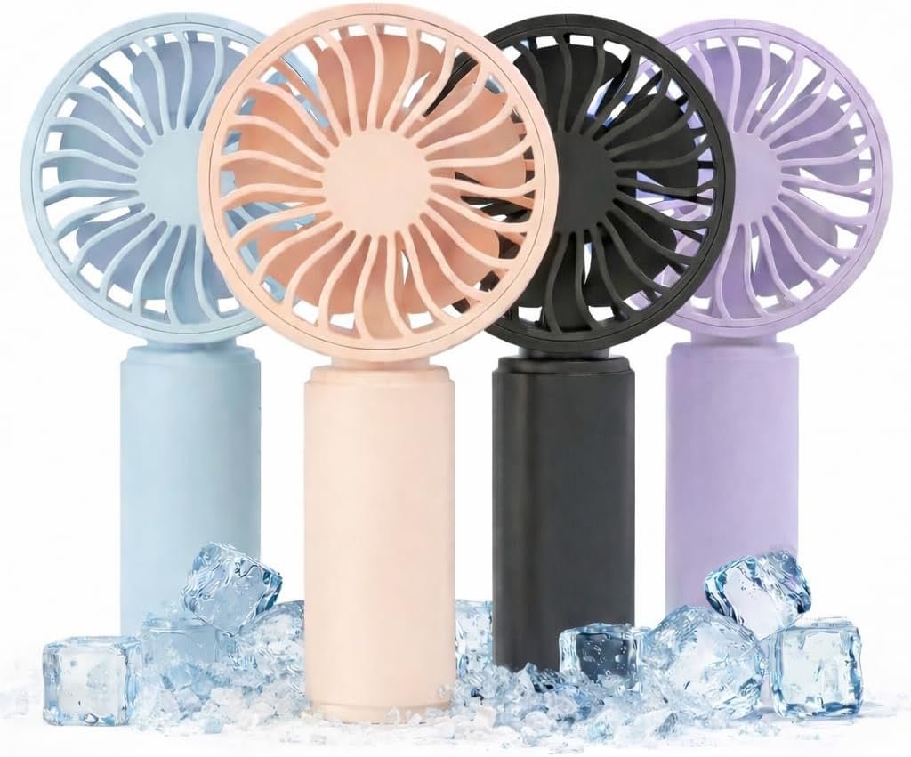 4-Pack Mini Handheld Fan