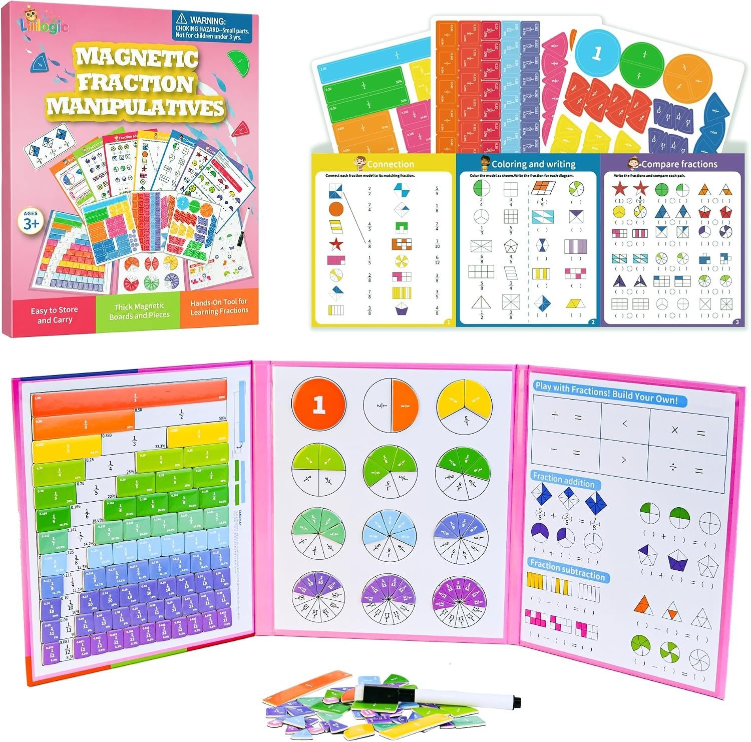 Magnetic Fraction Playbook for Kids