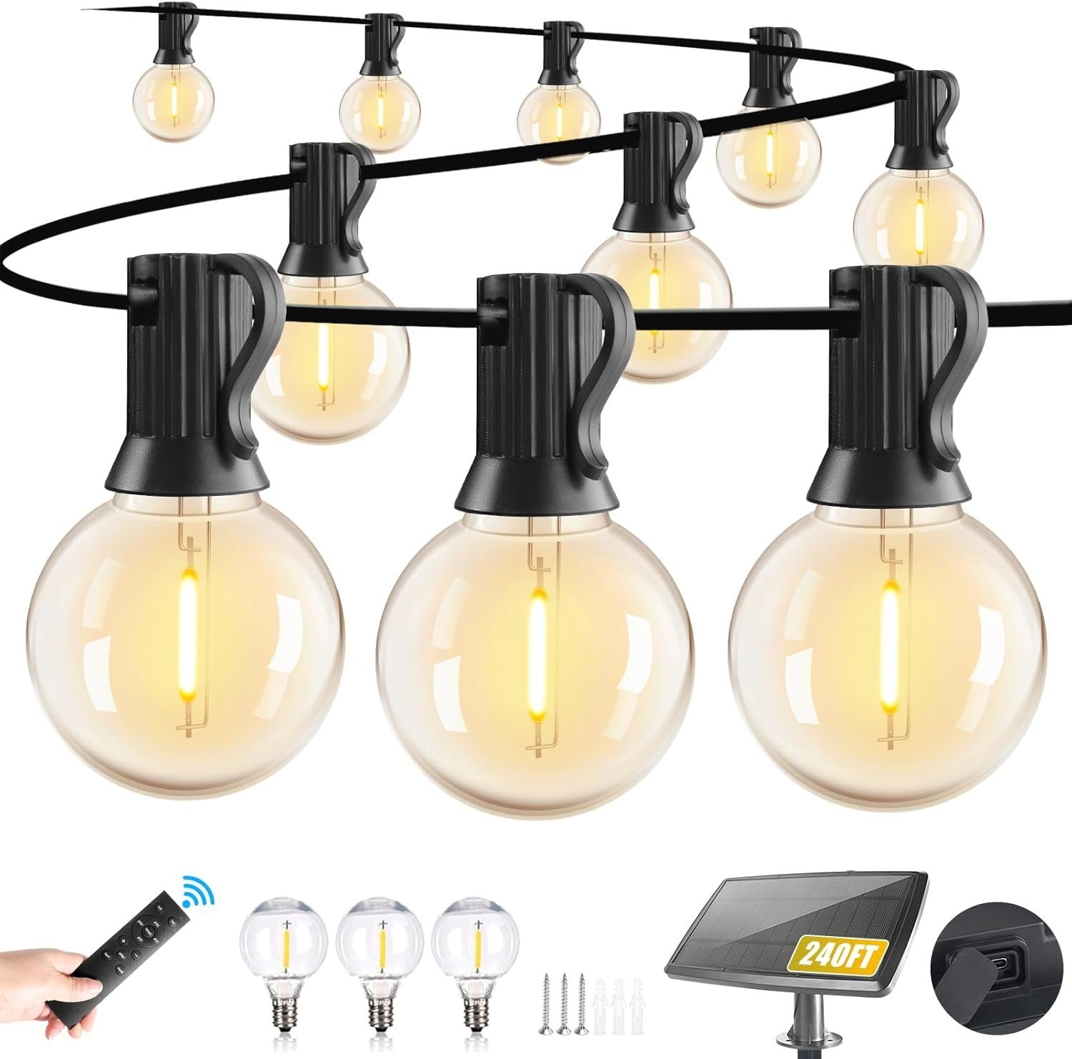 Solar String Lights Outdoor