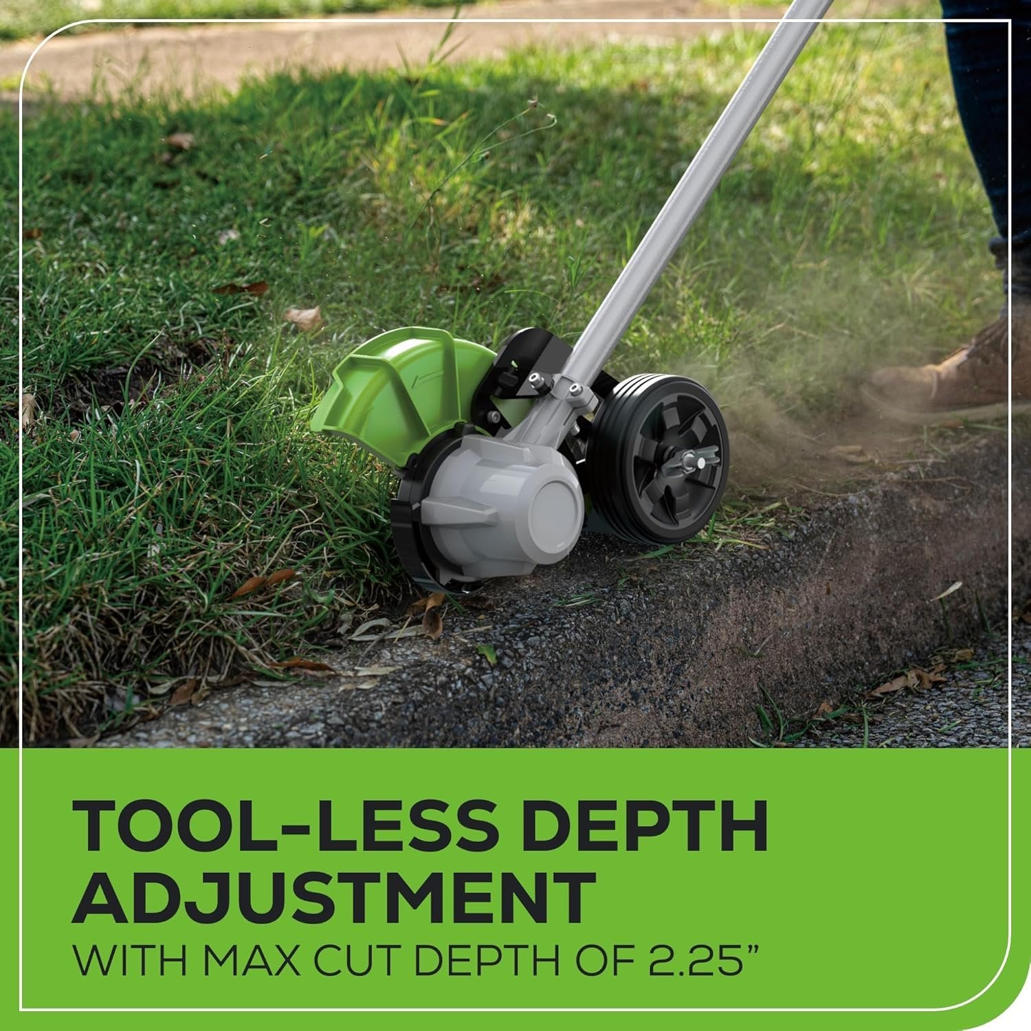 Greenworks 80V 8 in Cordless Electric Lawn Edger