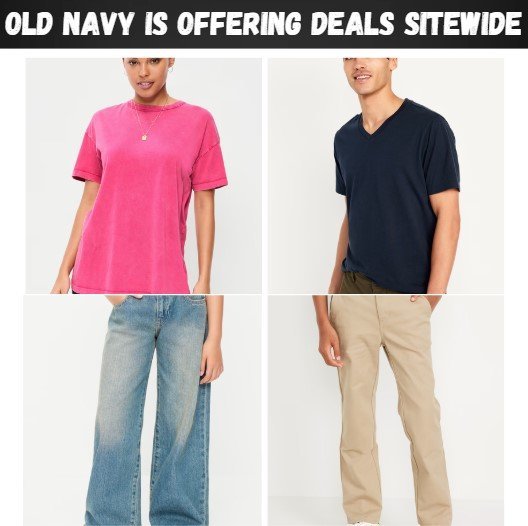 Old Navy is offering Deals sitewide !