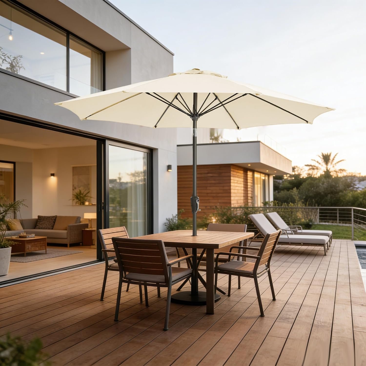 9 FT Outdoor Patio Umbrella