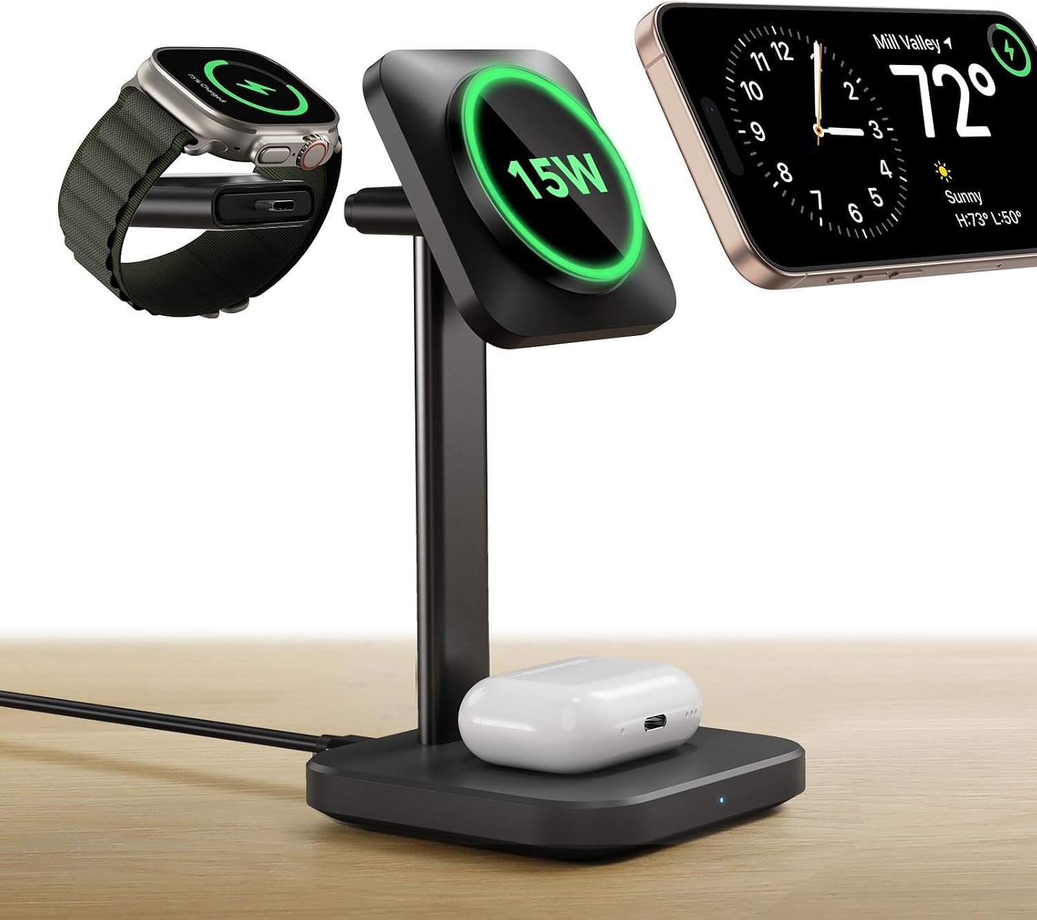 3 in 1 Wireless Charging Station