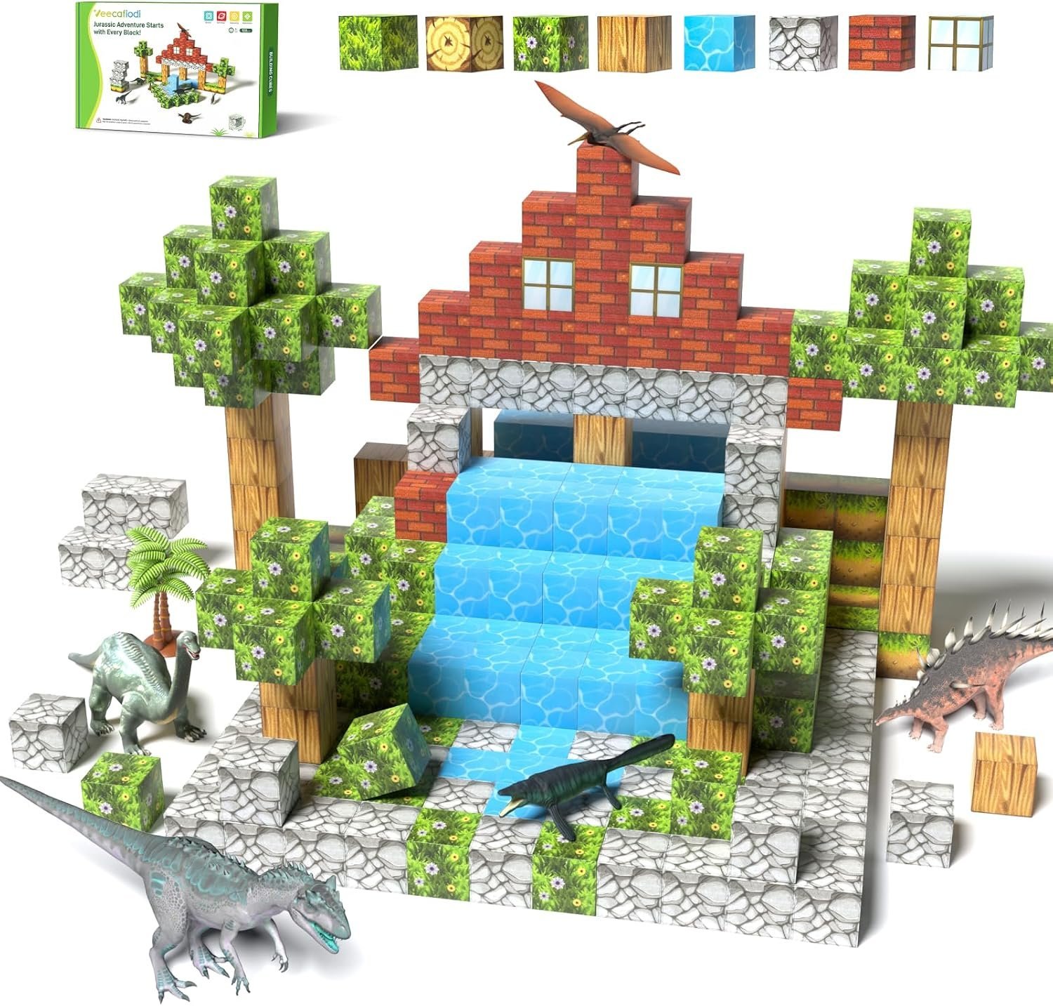 108Pcs Magnetic Blocks