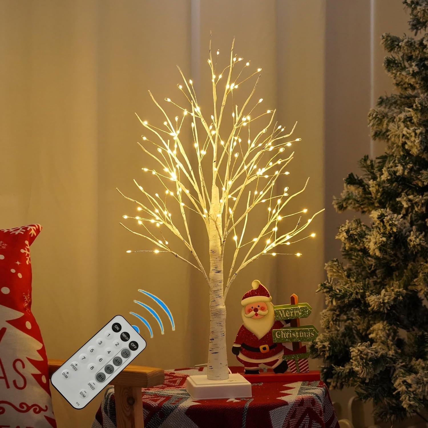LED Birch Tree with LED Lights
