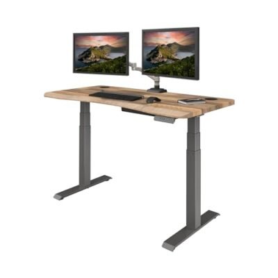 Vari Ergo Electric Standing Desk – Reclaimed Wood