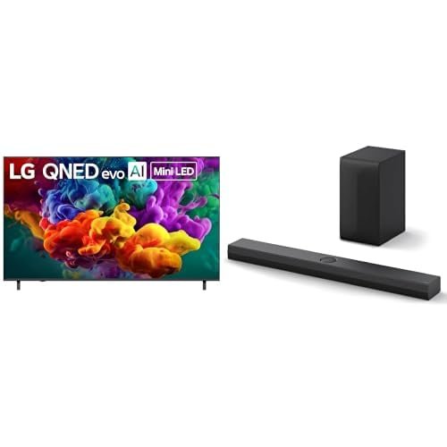 LG 75-Inch Mini LED 4K Smart TV Bundle
