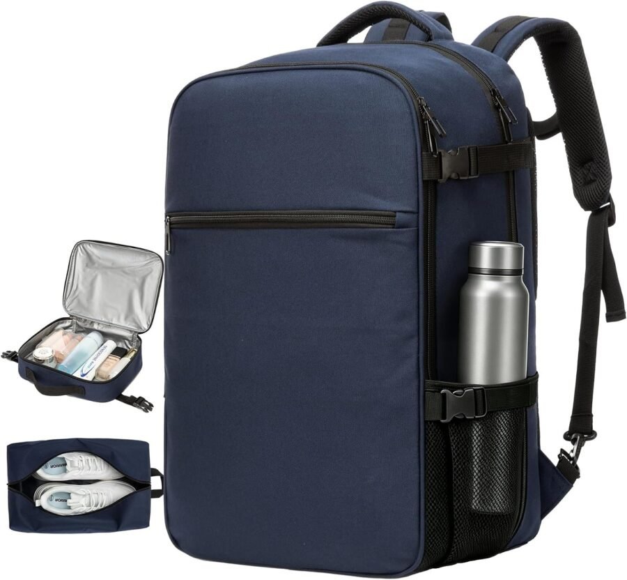 40L Carry-On Travel Backpack for Men and Women