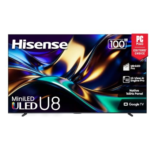 Hisense 100″ U8 Series 4K Smart TV
