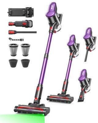 Cordless Vacuum Cleaner with LED Light