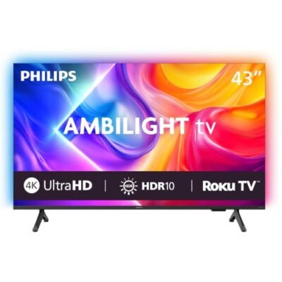 PHILIPS 43 Inch 4K Ambilight Roku TV