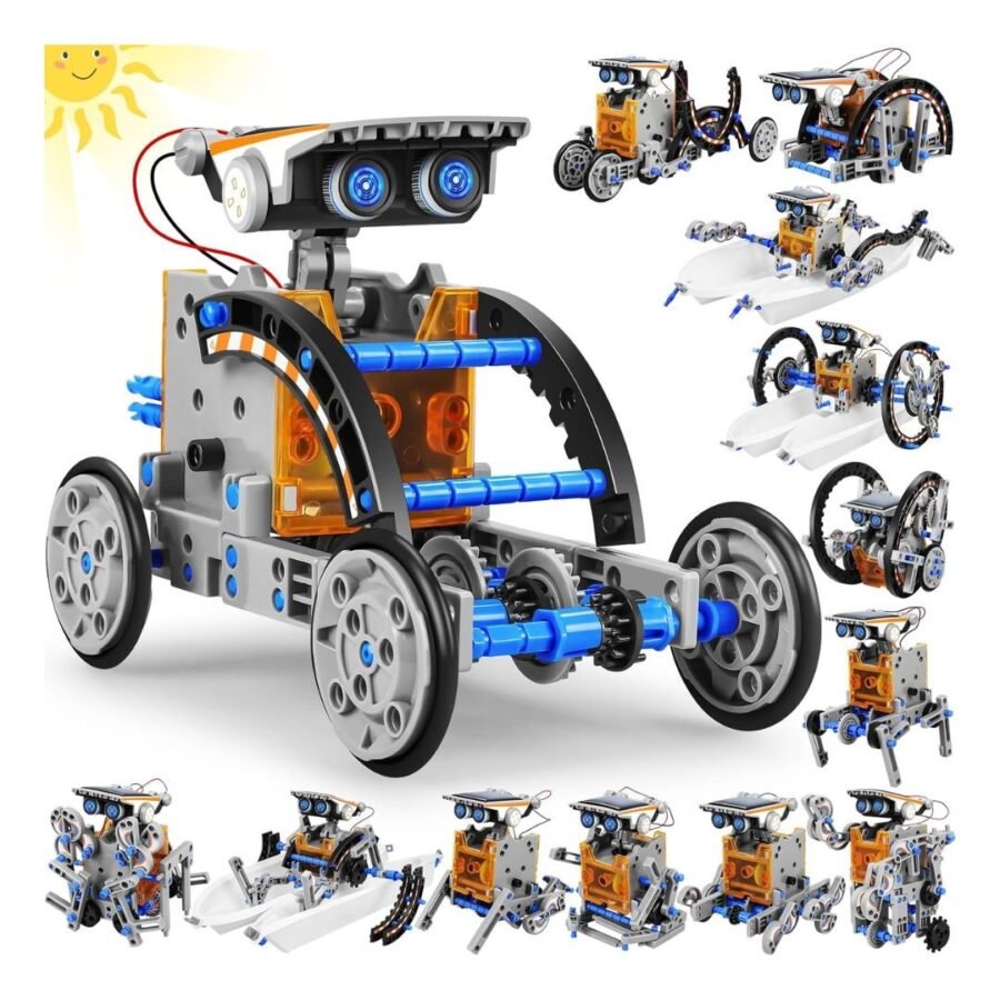 13-in-1 Education Solar Power Robots Toys