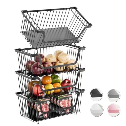 4Pcs Multipurpose Storage Basket