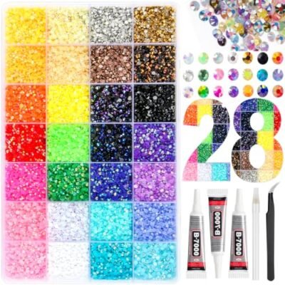 50000Pcs Jelly Rhinestones