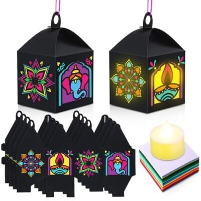 DIY Diwali Mandala Paper Lanterns Kit