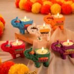 Mumufy Elephant Tealight Holders Set of 6