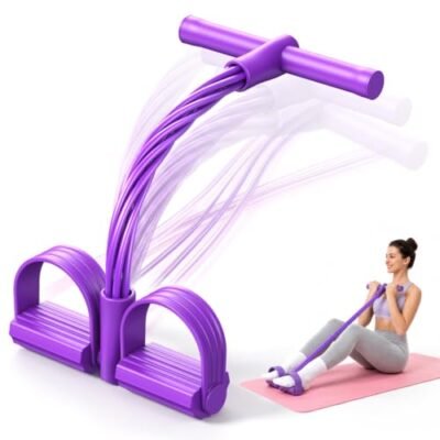 6-Tube Foot Pedal Resistance Bands
