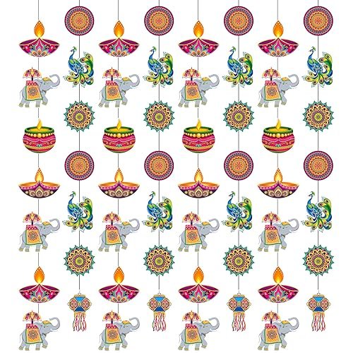 Ceenna 8 Pcs Diwali Hanging Decorations