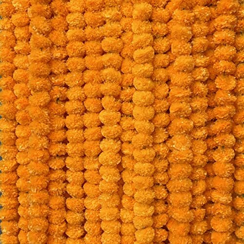 5 Pcs Reusable Artificial Marigold Garlands
