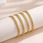 GOLDEGG 925 Sterling Silver Mesh Bracelets