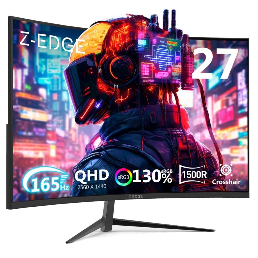 Z-EDGE 27” QHD Curved Gaming Monitor
