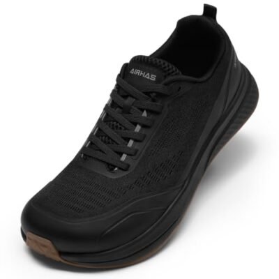 AIRHAS Mens Wide Toe Box Gym Shoes