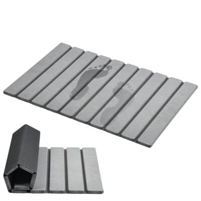 AWW Foldable Stone Bath Mat