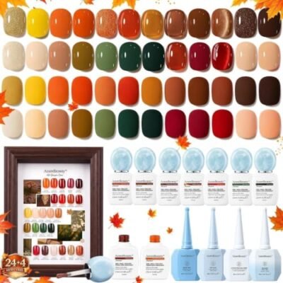 AZUREBEAUTY Hema-Free Gel Nail Polish Kit