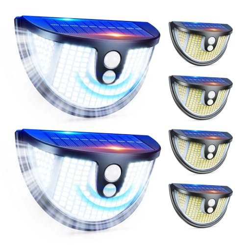 BONLION Solar Motion Sensor Lights Outdoor