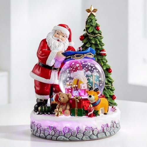 Christmas Snow Globe with Music