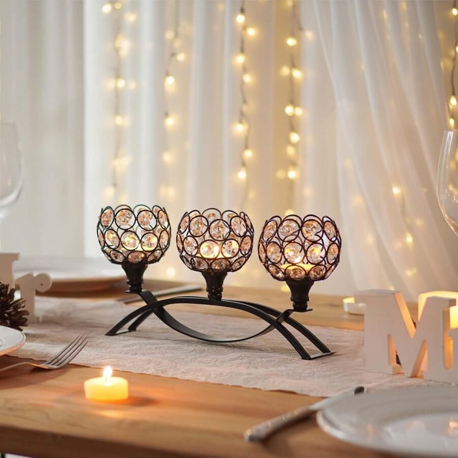 Crystal Tealight Candle Holder