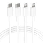 EXDJUP USB-C to Lightning Cable 2Pack 6FT