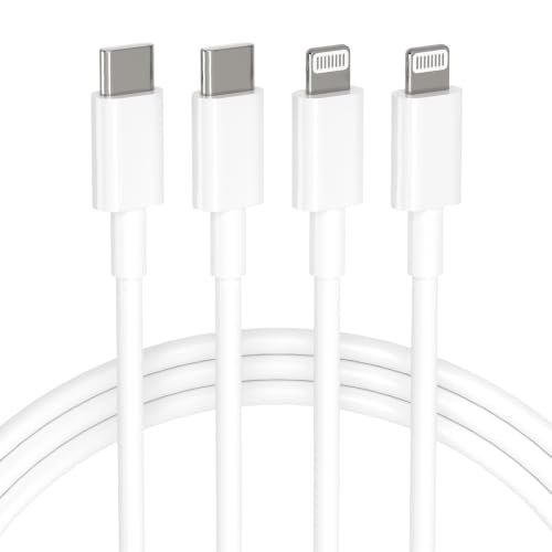 EXDJUP USB-C to Lightning Cable 2Pack 6FT