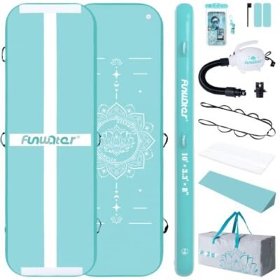 FUNWATER Inflatable Gymnastics Mat