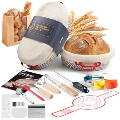 GANIZA Bread Proofing Baskets Gift Set