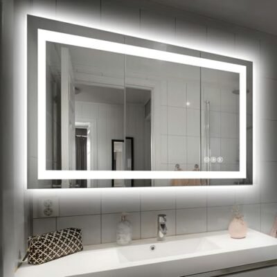 HIVONE 40×32 LED Bathroom Mirror