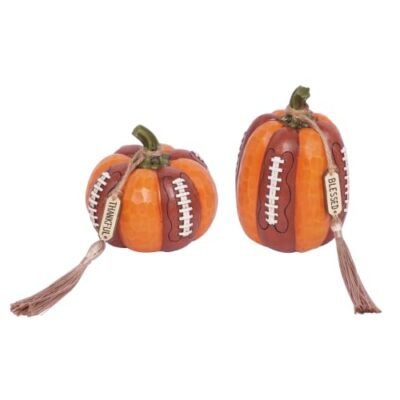 KOVARIENT Fall Football Pumpkin Decorations