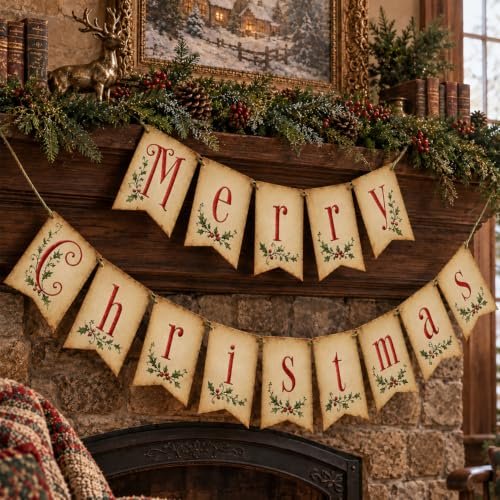 LARRAZABAL Merry Christmas Banner
