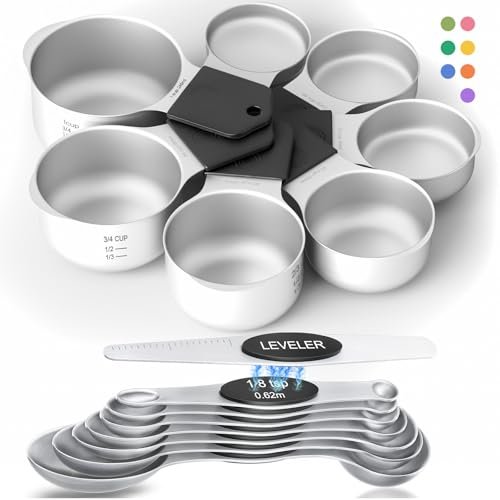 Magnetic Measuring Spoons Set of 15