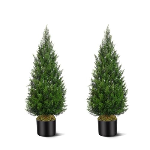 MAVIS’S DIARY 3FT Faux Cedar Topiary